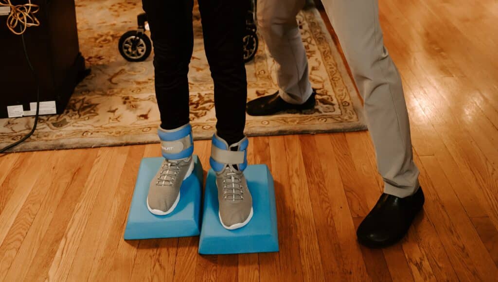 In-Home Physical Therapy - learning to slide movements